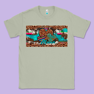 Hearts Mama License Plate Classic Tee Designed By Artiststas