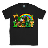 Black lucky with st patricks elements Classic Tee - AdoDesignShop
