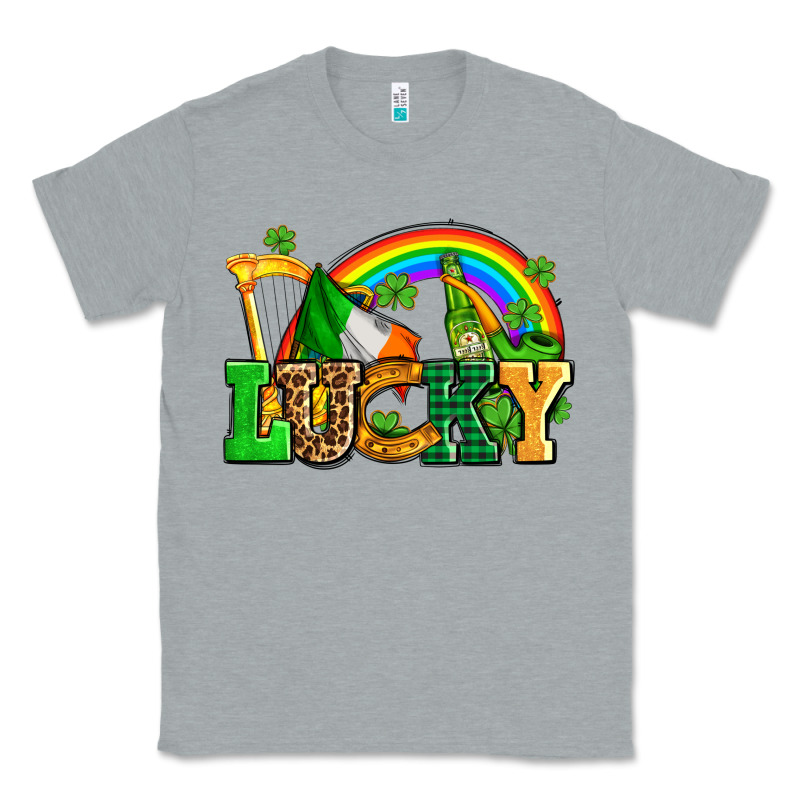 Lucky With St Patricks Elements Classic Tee by AdoDesignShop | Teevron