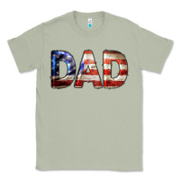 Matcha American Flag Dad 4th of July Classic Tee - LillyAllenDesigns