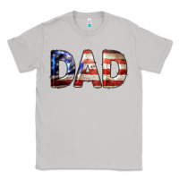 Moon Dust American Flag Dad 4th of July Classic Tee - LillyAllenDesigns