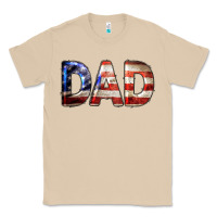 Mushroom American Flag Dad 4th of July Classic Tee - LillyAllenDesigns