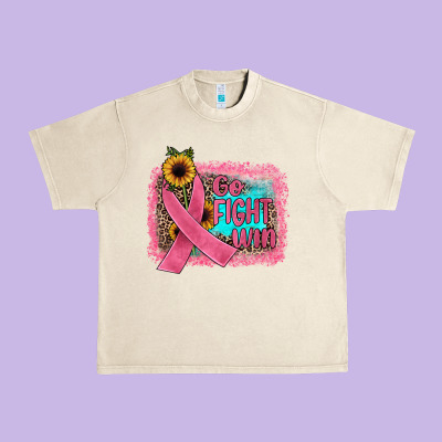 Go Fight Win Urban Heavy Tee Designed By Jahusdesignshop