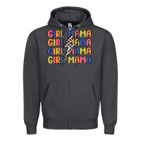 Smoke girl mama lightning bolt Zipper Hoodie - MaliasSmallBusiness