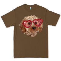 Cacao toy poodle with love glasses Premium Tee - RanaPortraitStore
