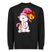 Black winter pink snowman Heavyweight Sweatshirt - AdoDesignShop