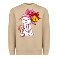 Mushroom winter pink snowman Heavyweight Sweatshirt - AdoDesignShop