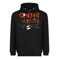 Black santa's favorite family advocate Heavyweight Hoodie - LillyAllenDesigns