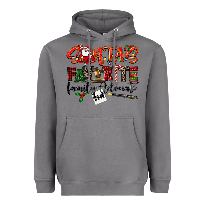 Santa's Favorite Family Advocate Heavyweight Hoodie by LillyAllenDesigns | Teevron