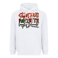 White santa's favorite family advocate Heavyweight Hoodie - LillyAllenDesigns