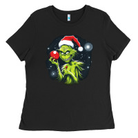 Black Grinch Ladies Tee - Unal Design