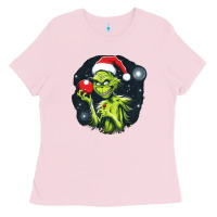 Bubblegum Pink Grinch Ladies Tee - Unal Design