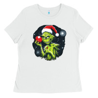 White Grinch Ladies Tee - Unal Design