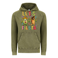 Vintage Olive let's fiesta taco Vintage Hoodie - JahusDesignShop