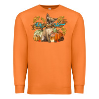 Carrot Hello Autumn With Chihuahua Dog Premium Sweatshirt - LillyAllenDesigns