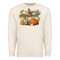 Sandshell Hello Autumn With Chihuahua Dog Premium Sweatshirt - LillyAllenDesigns