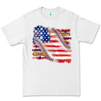 White baseball american flag Premium Tee - texasbilliewilder