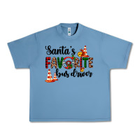 Pebble Blue santa's favorite bus driver Urban Heavy Tee - AdoDesignShop
