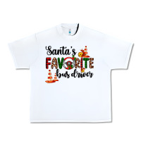Santa's Favorite Bus Driver Urban Heavy Tee | Teevron