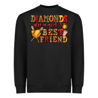Black diamonds are a girl's best friend softball Heavyweight Sweatshirt - Jasminsmagicworld
