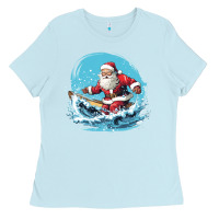 Happy Santa Ladies Tee | Teevron