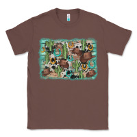 Chestnut cactus cowboy hat background Classic Tee - AdoDesignShop