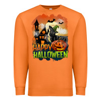 Carrot Happy Halloween With Black Cat Premium Sweatshirt - LillyAllenDesigns