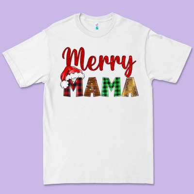 Merry Mama Premium Tee Designed By Barkaloodesign