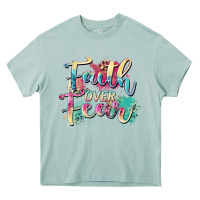 Arona faith over fear Heavy Core Tee - Zillion Design Studio