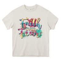 Faith Over Fear Heavy Core Tee | Teevron