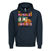Navy making memories one campsite at a time Zipper Hoodie - MaliasSmallBusiness
