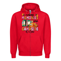 Red making memories one campsite at a time Zipper Hoodie - MaliasSmallBusiness