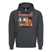 Smoke making memories one campsite at a time Zipper Hoodie - MaliasSmallBusiness