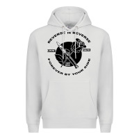 Dove Grey Reverse ın Reverse Love Hate Forever By Your Sıde Premium Hoodie - Bettercallsaul