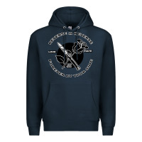 Navy Reverse ın Reverse Love Hate Forever By Your Sıde Premium Hoodie - Bettercallsaul