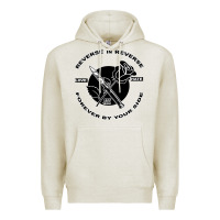 Oatmeal Heather Reverse ın Reverse Love Hate Forever By Your Sıde Premium Hoodie - Bettercallsaul