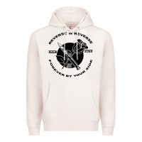 Pale Pink Reverse ın Reverse Love Hate Forever By Your Sıde Premium Hoodie - Bettercallsaul
