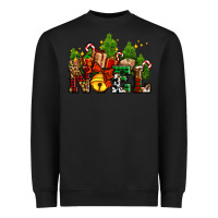 Black western noel Christmas gifts Heavyweight Sweatshirt - AdoDesignShop