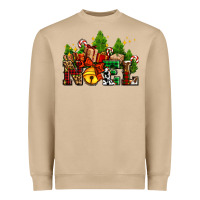 Mushroom western noel Christmas gifts Heavyweight Sweatshirt - AdoDesignShop