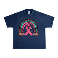 Navy ribbon rainbow Urban Heavy Tee - JahusDesignShop