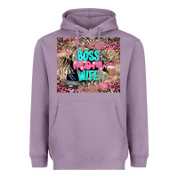 Lavender boss mom wife Heavyweight Hoodie - LillyAllenDesigns
