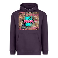 Plum boss mom wife Heavyweight Hoodie - LillyAllenDesigns