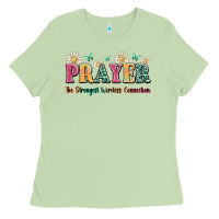 Matcha prayer the strongest wireless connection Ladies Tee - JahusDesignShop