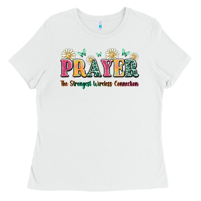 Prayer The Strongest Wireless Connection Ladies Tee by JahusDesignShop | Teevron