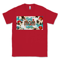 Red best mom ever license plate Classic Tee - Artiststas