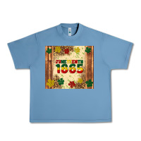 Pebble Blue juneteenth 1865 Urban Heavy Tee - Artiststas