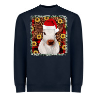 Navy heifer christmas Heavyweight Sweatshirt - JahusDesignShop