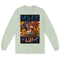 Matcha Western Let's Get Lit Cow Long Sleeve Tee - LillyAllenDesigns