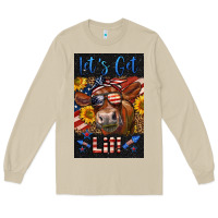 Mushroom Western Let's Get Lit Cow Long Sleeve Tee - LillyAllenDesigns