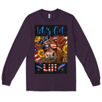 Plum Western Let's Get Lit Cow Long Sleeve Tee - LillyAllenDesigns